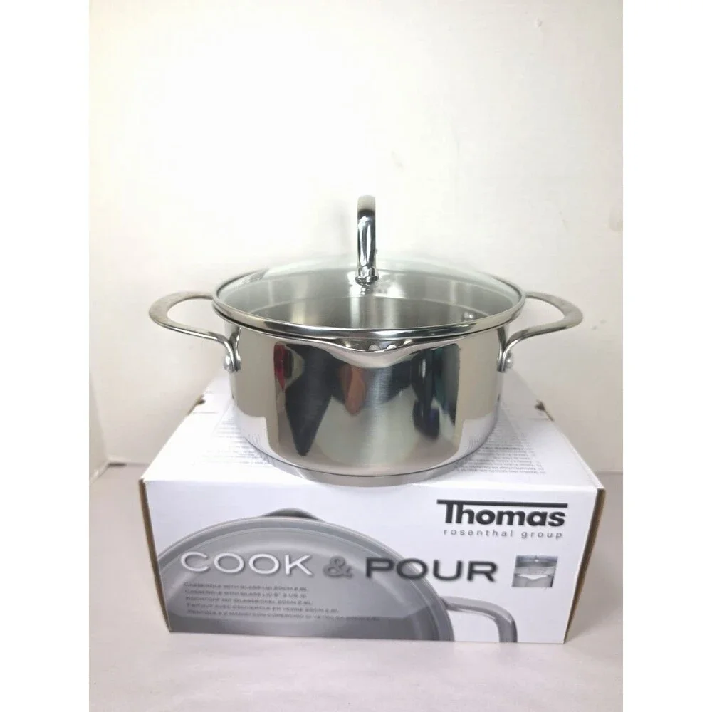 New Thomas Rosenthal Group Casserole Pot W/Lid 3 Quart